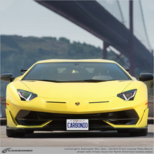 Load image into Gallery viewer, Carbonio No-Drill Front License Plate Mount - Lamborghini Aventador 2016-2022