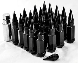 Aodhan XT92 Open Ended Lug Nut Set w/ Spike Caps - Various Thread Pitches; Universal