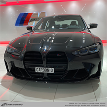 Load image into Gallery viewer, Carbonio No-Drill Front License Plate Mount - BMW M3 &amp; M4 (G8x) 2019-2026