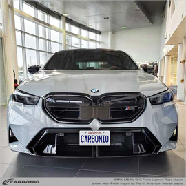 Carbonio No-Drill Front License Plate Mount - BMW M5 (G90/G99) 2025+