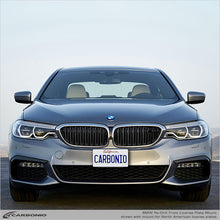 Load image into Gallery viewer, Carbonio No-Drill Front License Plate Mount - BMW 5-Series (G3x/G60) 2016-2026