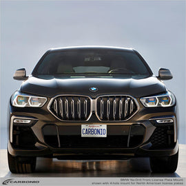 Carbonio No-Drill Front License Plate Mount - BMW X6 (F16/G06) 2015-2023