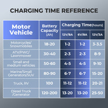 Load image into Gallery viewer, TOPDON TB8000 8A Smart Battery Charger LI, WET, GEL, MF, CAL, EFB, AGM