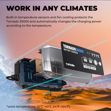 Load image into Gallery viewer, TOPDON Tornado30000 30A Smart Charger and Power Supply 12V/24V