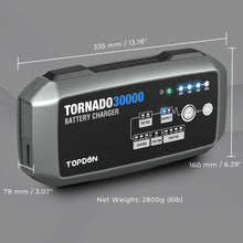 Load image into Gallery viewer, TOPDON Tornado30000 30A Smart Charger and Power Supply 12V/24V