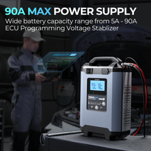 Load image into Gallery viewer, TOPDON T90000 90A Stable Power Supply &amp; Smart Charger 12V/24V