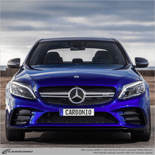 Load image into Gallery viewer, Carbonio No-Drill Front License Plate Mount - Mercedes C43 AMG 2019-2023