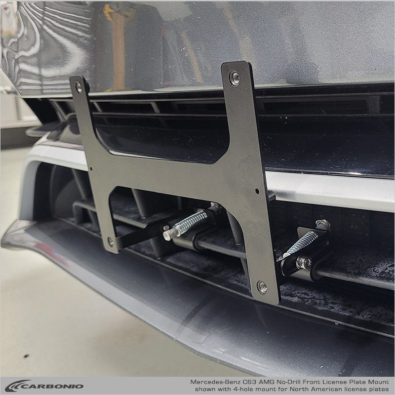 Carbonio No-Drill Front License Plate Mount - Mercedes A35 AMG 2023-2025