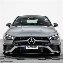 Load image into Gallery viewer, Carbonio No-Drill Front License Plate Mount - Mercedes CLA-Class 2020-2026