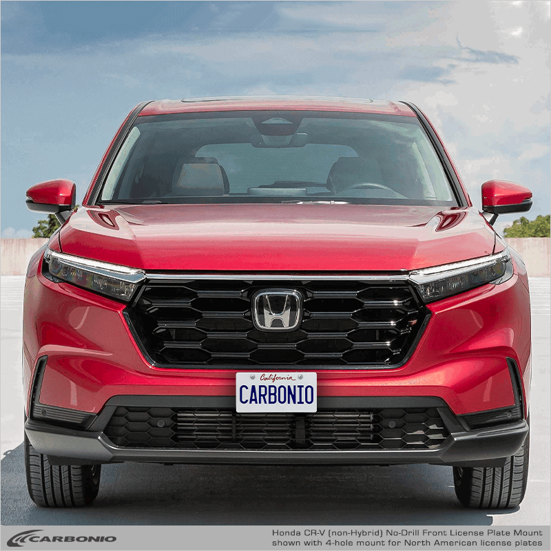 Carbonio No-Drill Front License Plate Mount - Honda CR-V 2023-2027