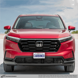 Carbonio No-Drill Front License Plate Mount - Honda CR-V 2023-2027
