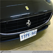 Load image into Gallery viewer, Carbonio No-Drill Front License Plate Mount - Ferrari California 2008-2014