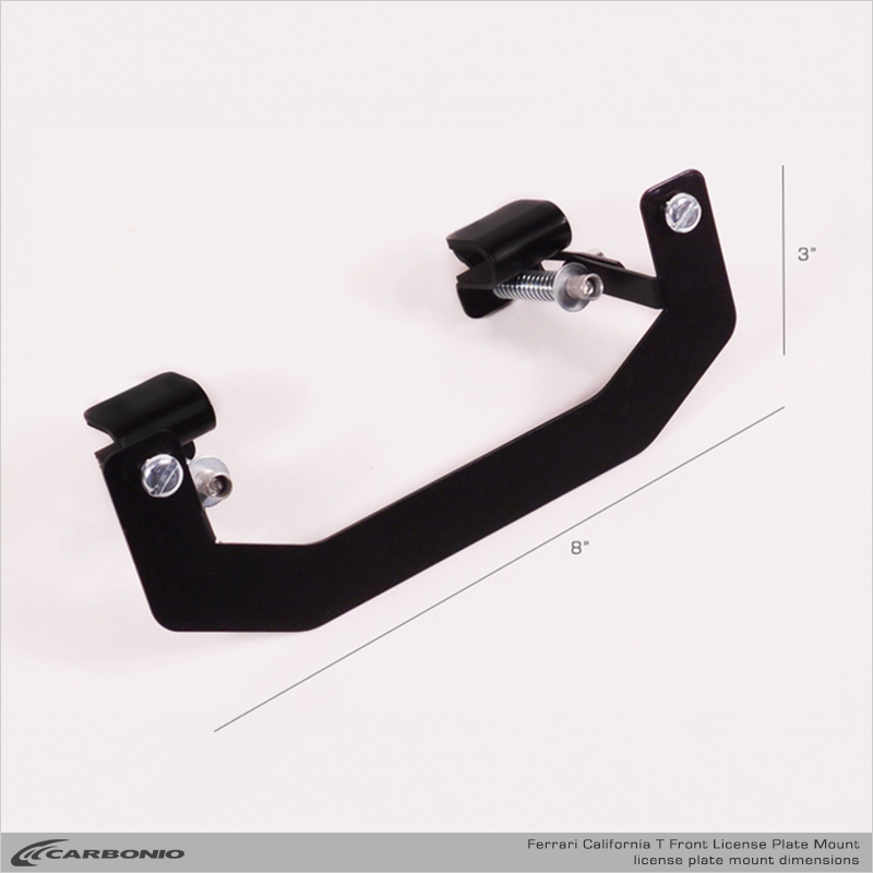 Carbonio No-Drill Front License Plate Mount - Ferrari California T 2015-2017