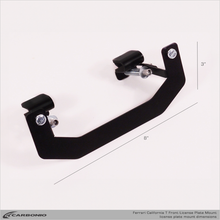 Load image into Gallery viewer, Carbonio No-Drill Front License Plate Mount - Ferrari California T 2015-2017