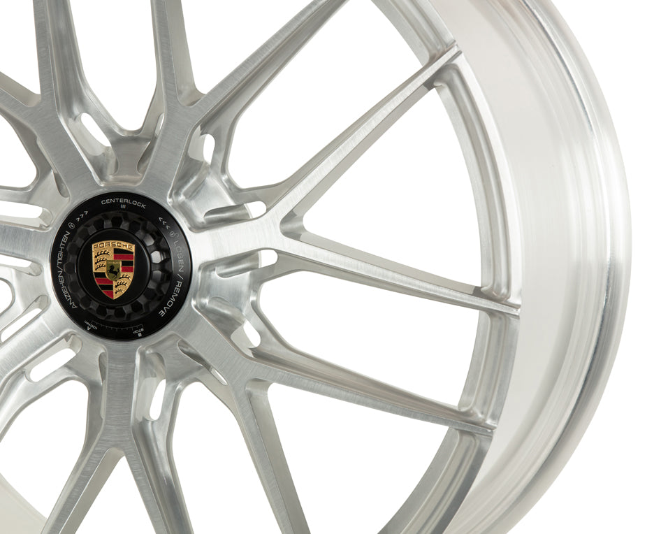 Vossen X Champion Motorsport RS19 Forged Brushed Patina Gold Wheel - Centerlock 21x12 +61 - 992 Turbo S Fitment