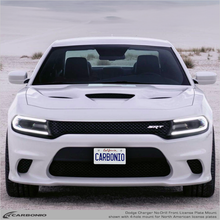 Load image into Gallery viewer, Carbonio No-Drill Front License Plate Mount - Dodge Charger 2022-2023