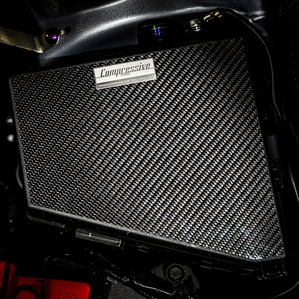Compressive Tuning EngineArt Carbon Fiber Fuse Box Cover Plates - Subaru WRX 2022-2025