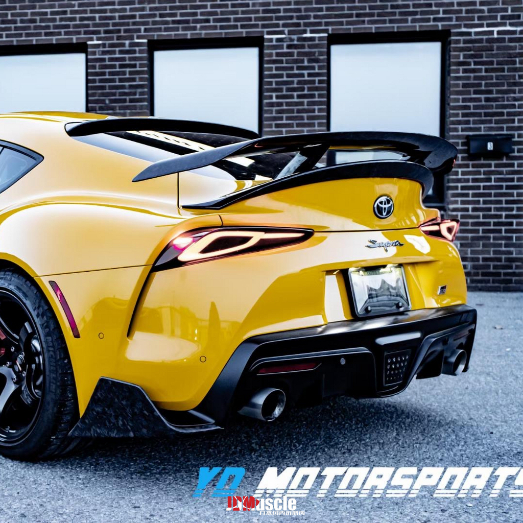 JDMuscle Tanso Carbon Fiber AM Style Spoiler - Toyota Supra 2020-2025