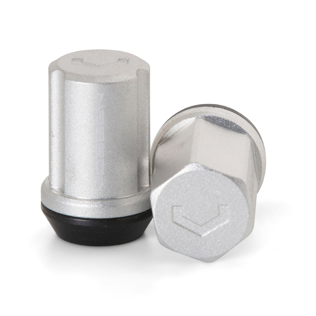 Vossen 55mm Lug Nuts (14x1.5; 19mm Hex; Cone Seat; Silver) Set of 24 - Universal Fitment