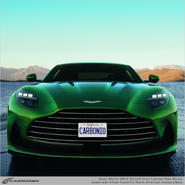 Carbonio No-Drill Front License Plate Mount - Aston Martin DB12 2024-2026