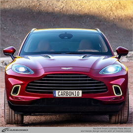 Carbonio No-Drill Front License Plate Mount - Aston Martin DBX 2021-2026