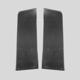 JDMuscle P&S Series Carbon Fiber Front Door Panel Trim Covers - Subaru WRX / STi 2015-2021