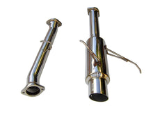 Load image into Gallery viewer, Two metallic exhaust pipes on a white background