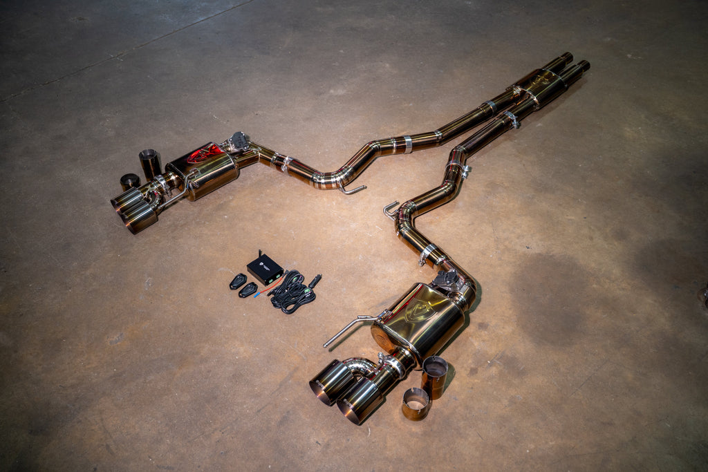 Valvetronic Valved Sport Catback Exhaust System - Ford Mustang GT (S550) 2015-2023