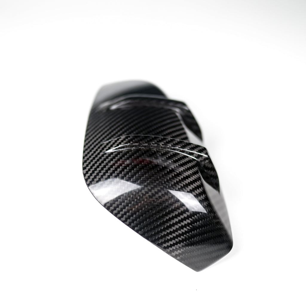 JDMuscle Tanso R2 Style Carbon Fiber Side Mirror Covers/Replacement with Turn Signal - Subaru WRX / STi 2015-2021