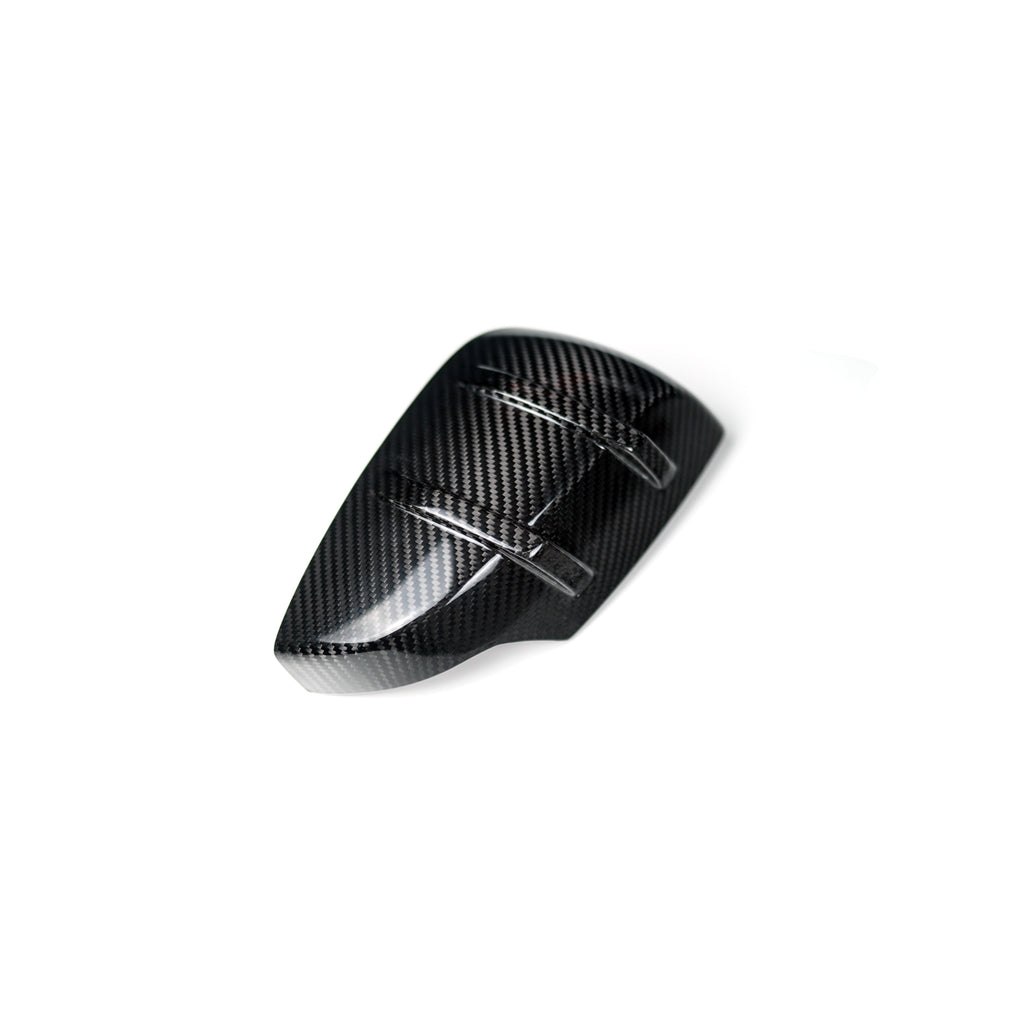 JDMuscle Tanso R2 Style Carbon Fiber Side Mirror Covers/Replacement with Turn Signal - Subaru WRX / STi 2015-2021