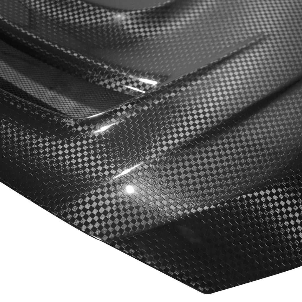 JDMuscle Tanso Carbon Fiber Hood V3 Scoopless - Subaru WRX / STi 2015-2021