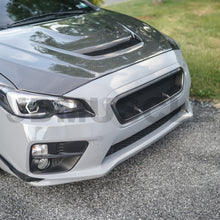 Load image into Gallery viewer, JDMuscle Tanso Carbon Fiber / Gloss Black Grille V4 - Subaru WRX / STi 2015-2017