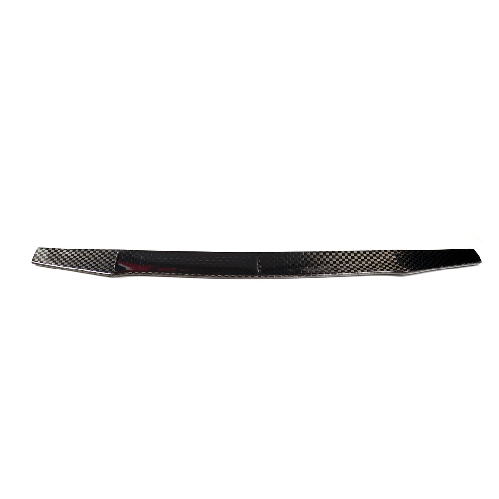 JDMuscle Tanso Carbon Fiber Wing Gurney Flap V2 - Subaru WRX / STi  2015-2021 (w/ OEM STi Spoiler)