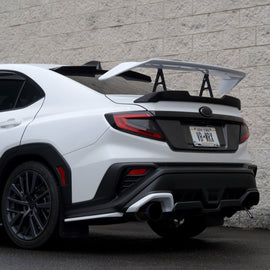 JDMuscle STI Style Swan Neck Spoiler [Paint Matched / Carbon Fiber] - Subaru WRX 2022-2025
