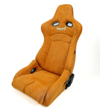 Load image into Gallery viewer, NRG Prisma Lab Tan Vegan Suede Reclinable Bucket Racing Seat Pair - Universal