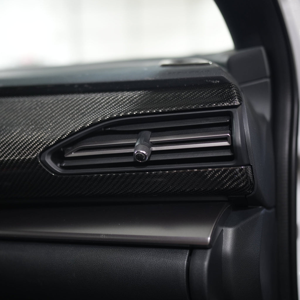 JDMuscle Dashboard Instrument Panels Replacements [Carbon Fiber/Leather/Alcantara] - Subaru WRX 2022-2025