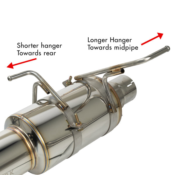 Remark R1 Spec Single-Exit Stainless Catback Exhaust (Resonated) - Subaru WRX / STi (VA) 2015-2021