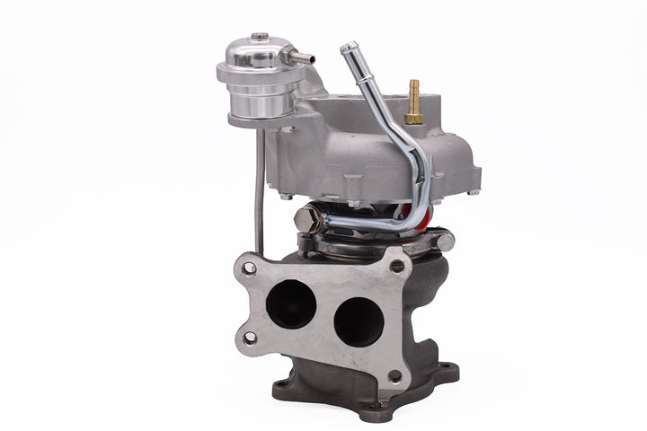 Forced Performance Blue 58mm BB Turbo (Black Housing; Internal WG w/Oil Line) - Subaru WRX 2015-2021