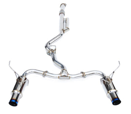 Invidia N1 Twin Outlet Single Layer Tip Cat-Back Exhaust - Subaru WRX 2022+ (VB)