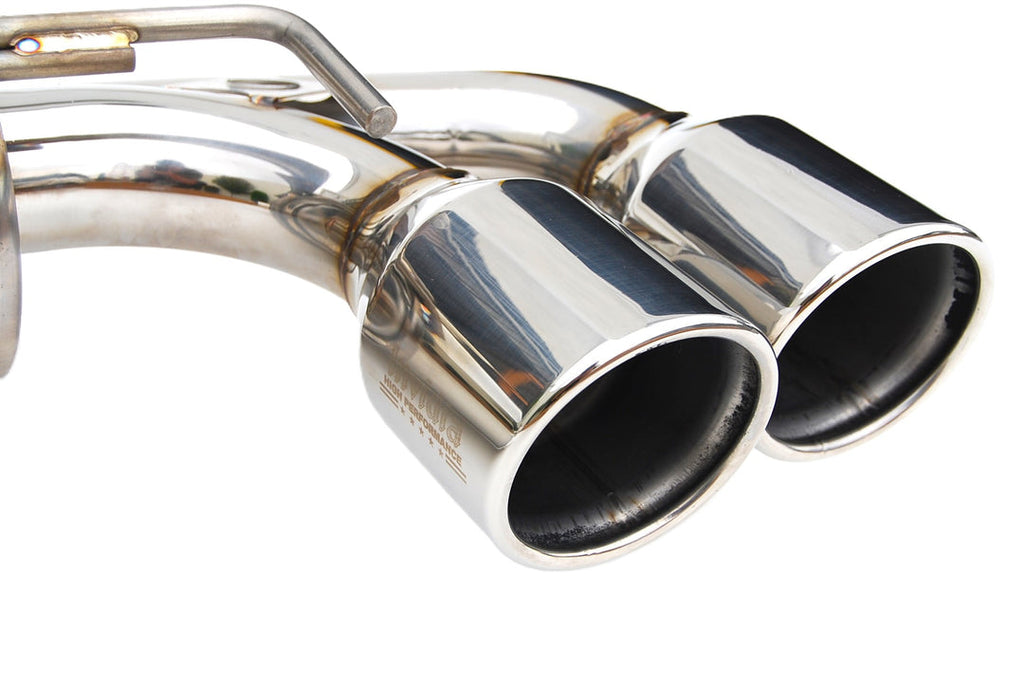 Invidia Dual Q300 Stainless Steel Tip Catback Exhaust - Subaru WRX 2011-2014 / STi Hatchback 2008-2014