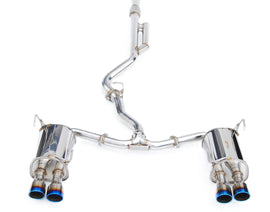 Invidia Q300 Rolled Titanium Tip Cat-Back Exhaust - Subaru WRX 2022+ (VB)