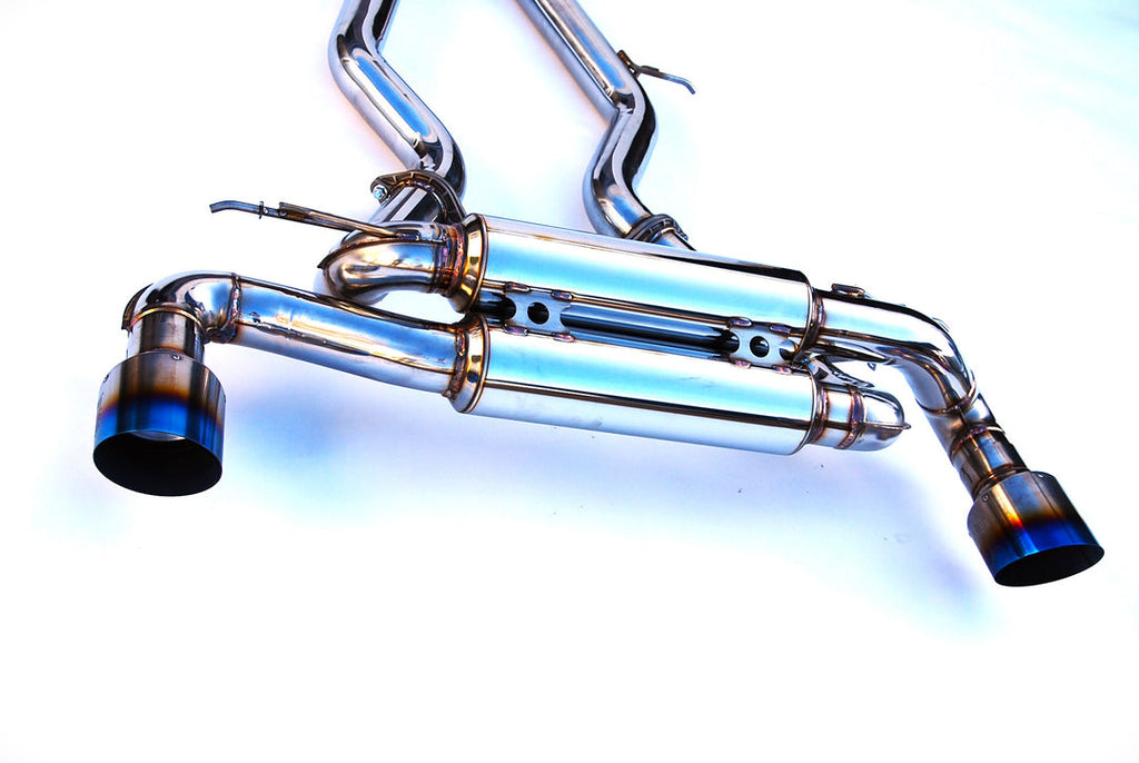Invidia Gemini N1 Catback Exhaust w/ Valve Control & Single Layer Titanium Tips - Toyota GR Supra 2020-2025