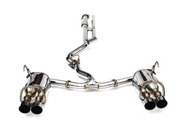 Invidia Q300 Single Layer Stainless Steel Quad Tip Cat-Back Exhaust - Subaru WRX 2022+ (VB)