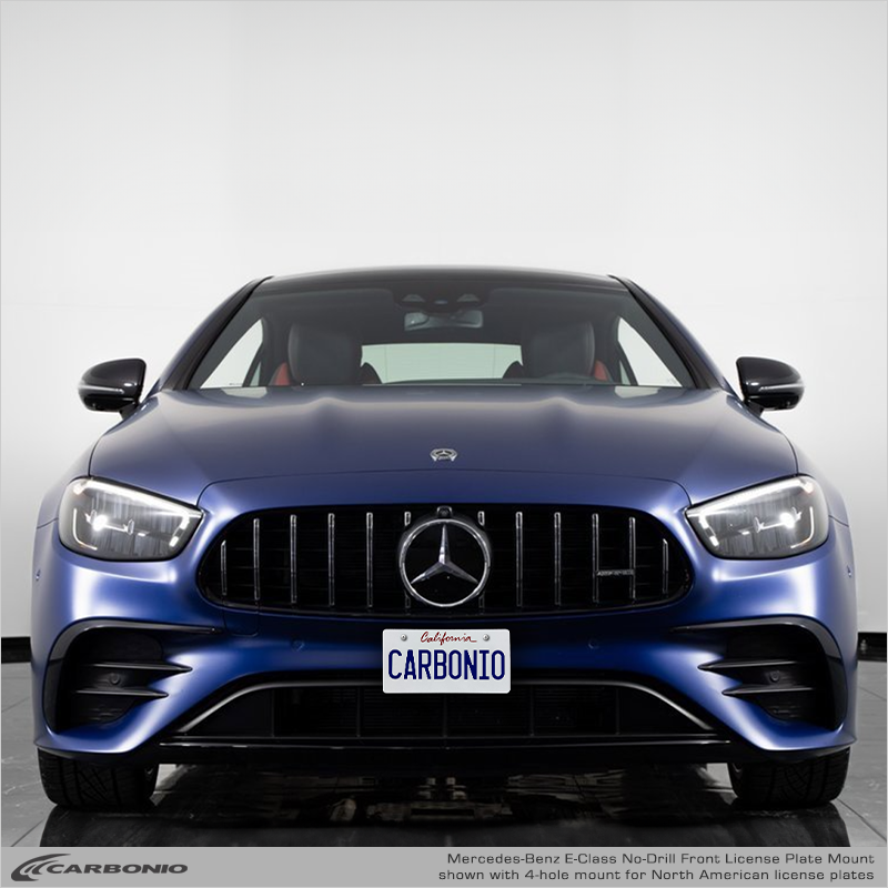 Carbonio No-Drill Front License Plate Mount - Mercedes E53 AMG 2021-2023