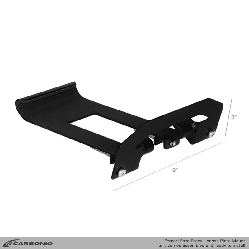 Carbonio No-Drill Front License Plate Mount - Ferrari Enzo 2002-2004