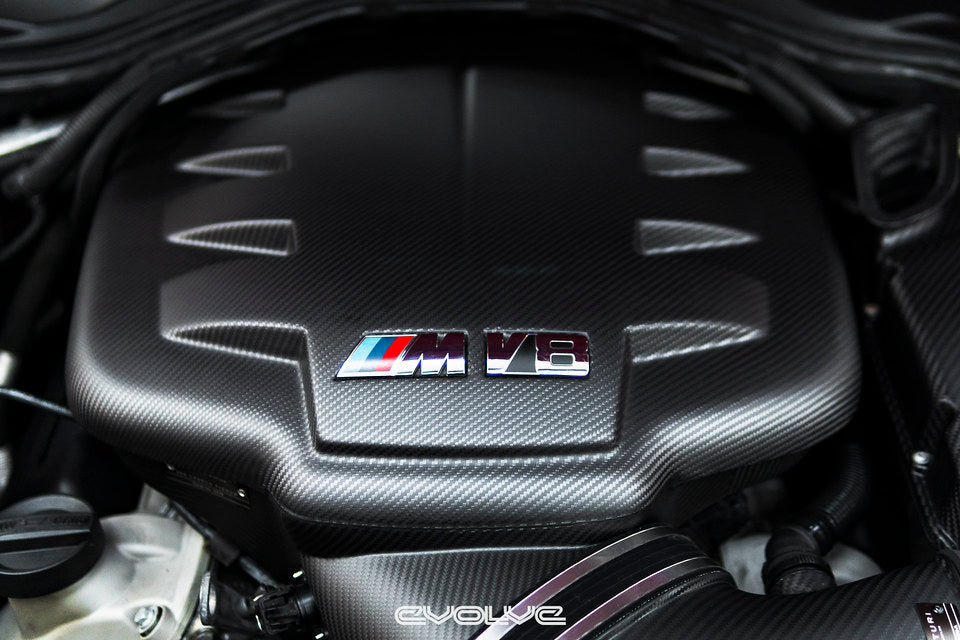 Eventuri Matte Carbon Fiber Inlet Plenum - BMW M3 (E9x) 2008-2013