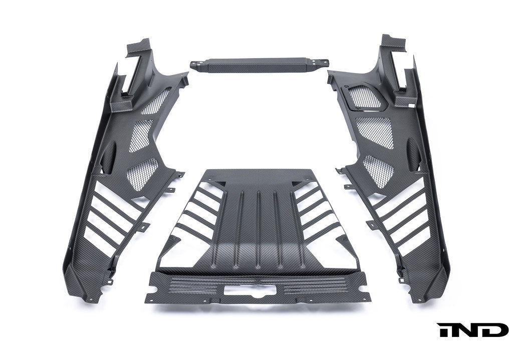 Eventuri Black Carbon Fiber Engine Cover Set - Lamborghini Huracan 2015-2024