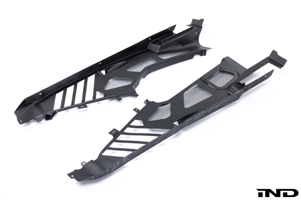 Eventuri Black Carbon Fiber Engine Cover Set - Lamborghini Huracan 2015-2024