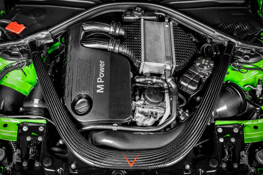 Eventuri Matte Carbon Fiber Charge Pipe Set - BMW M2 Competition & CS / M3 & M4 (F8x) 2015-2021