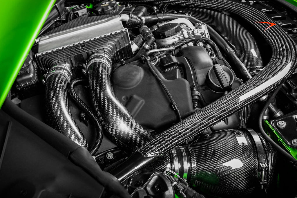 Eventuri Matte Carbon Fiber Charge Pipe Set - BMW M2 Competition & CS / M3 & M4 (F8x) 2015-2021